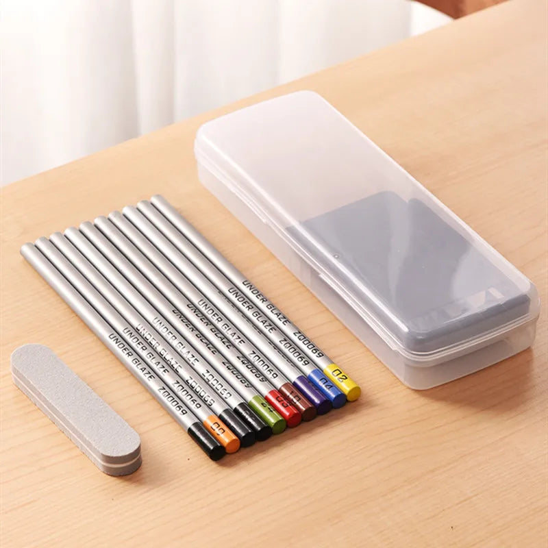 MMOOKA MMOOKA Ceramic art under-glaze color pencil DIY painting color painting element tool hand-painted glaze powder penMMOOKA.COM