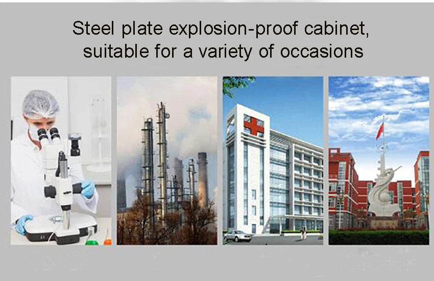 CZ-QP Intelligent Alarm Security System Steel Cylinder Cabinet Double Bottle Gas Cylinder for Security Storage 220V / 40W 190 *