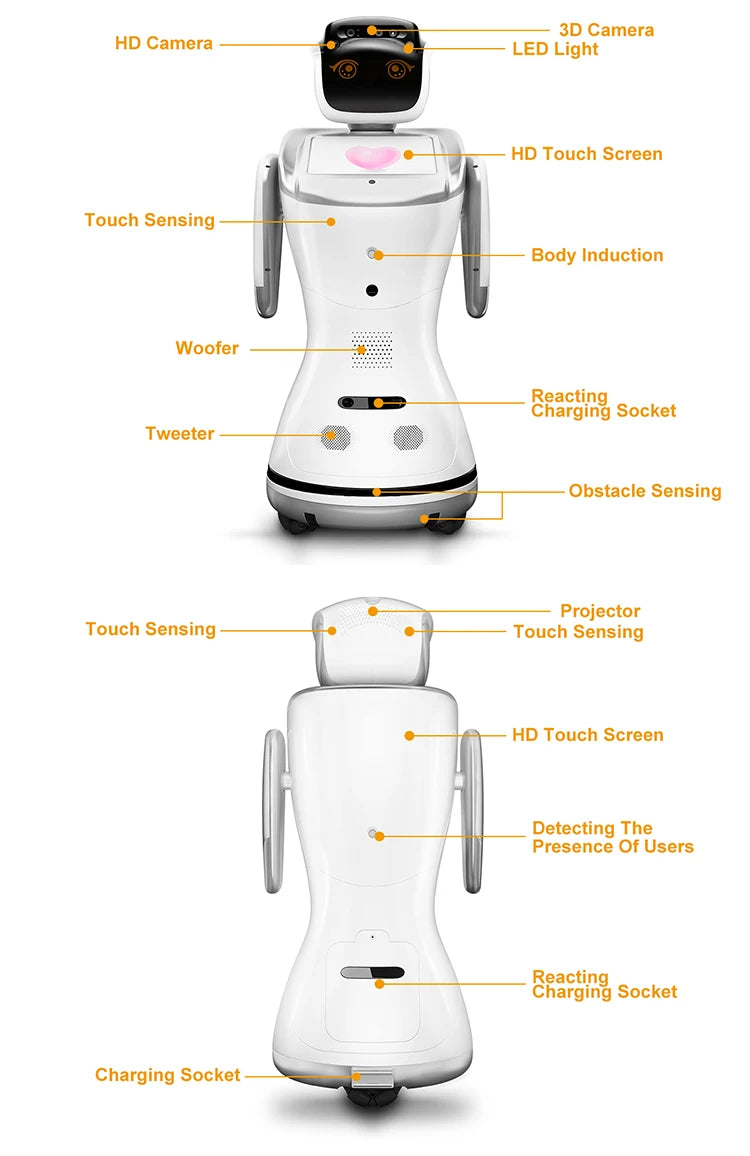 Negotiable Mingren ODM and OEM G2 Commercial Guiding Service Robot intelligent robot for hotel