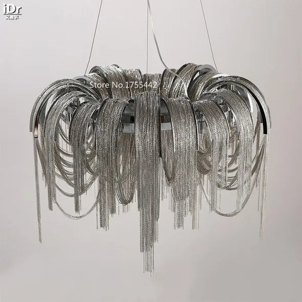 Designers Continental Restaurant Bar Lobby Lobby Hotel Villa club atmosphere tassels Chandeliers EET-003