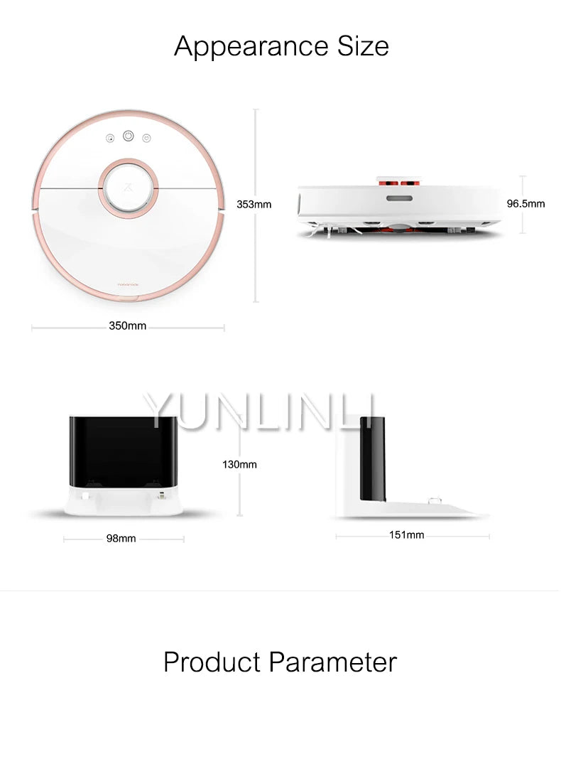 Intelligent Robot Sweeper Household Floor Mopping Robot Full-automatic Household Floor Cleaner S51