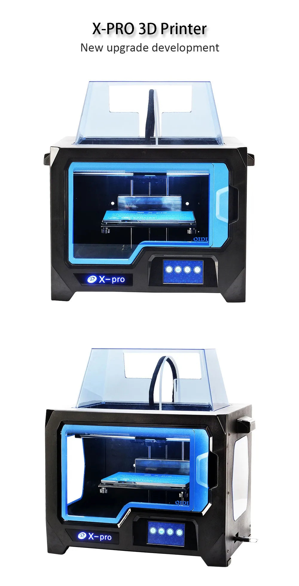 X-Pro double nozzle FDM 3D printer metal frame intelligent high precision quasi-industrial grade