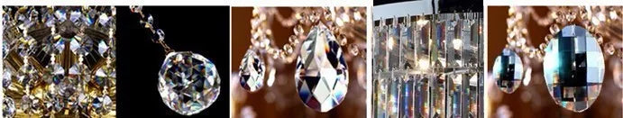 Duplex villa staircase lamp long living room lights crystal chandelier LED lighting Upscale atmosphere free delivery