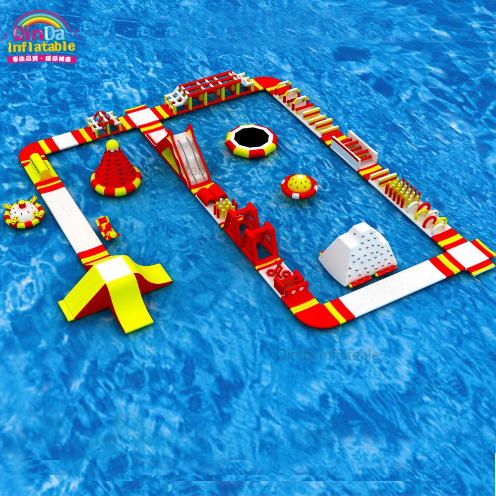 Water Park Game Inflatable Obstacle Course High Quality Inflatable Aqua Park
