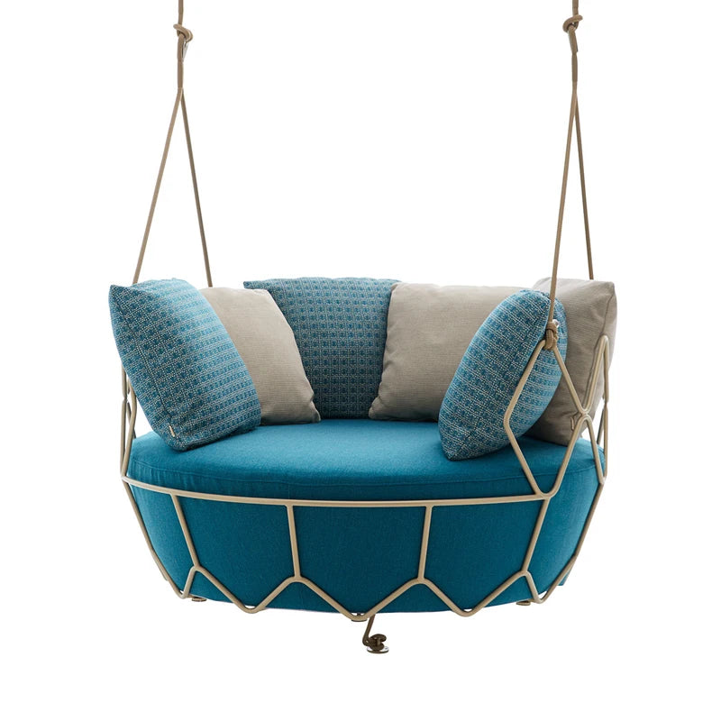 Hammock With Curtain For Kids And Adult Swing Basket Outdoor Nordic Rocking Chair Of Terrace Villa Leisure Sofa Furniture Set