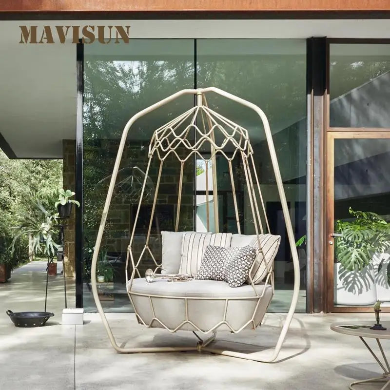 Hammock With Curtain For Kids And Adult Swing Basket Outdoor Nordic Rocking Chair Of Terrace Villa Leisure Sofa Furniture Set