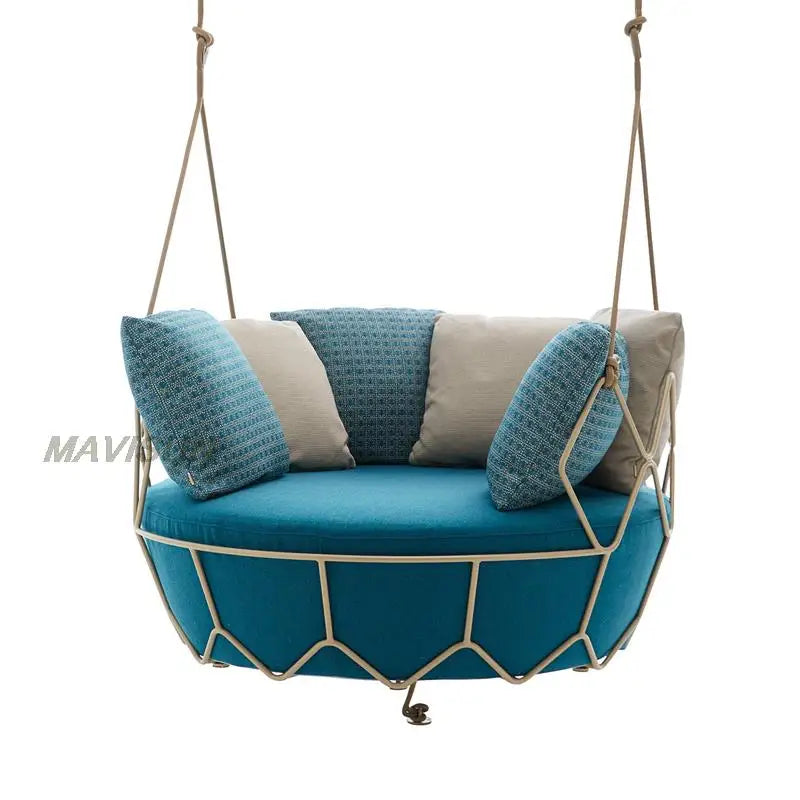Hammock With Curtain For Kids And Adult Swing Basket Outdoor Nordic Rocking Chair Of Terrace Villa Leisure Sofa Furniture Set