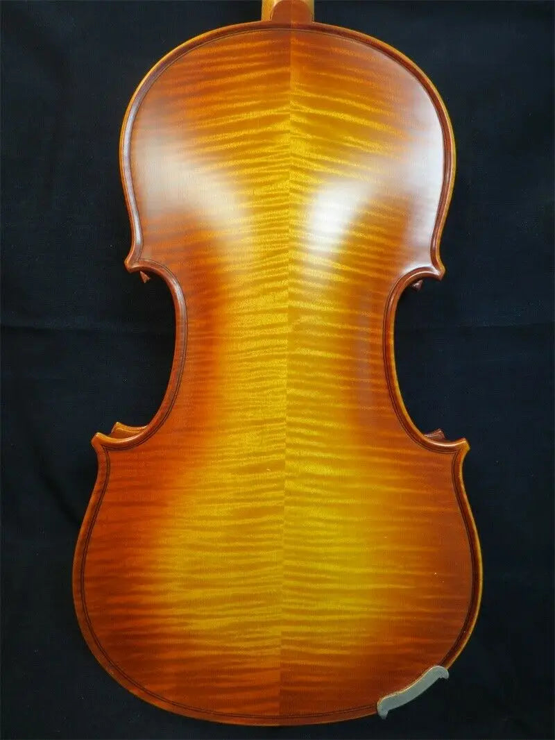 Hand made flames 4*10 strings carving scroll Violin 4/4 rich sweet sound #14234