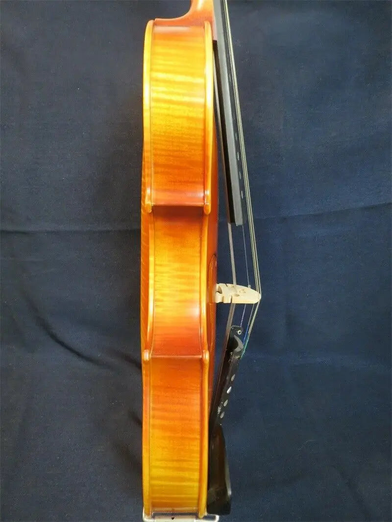 Hand made flames 4*10 strings carving scroll Violin 4/4 rich sweet sound #14234