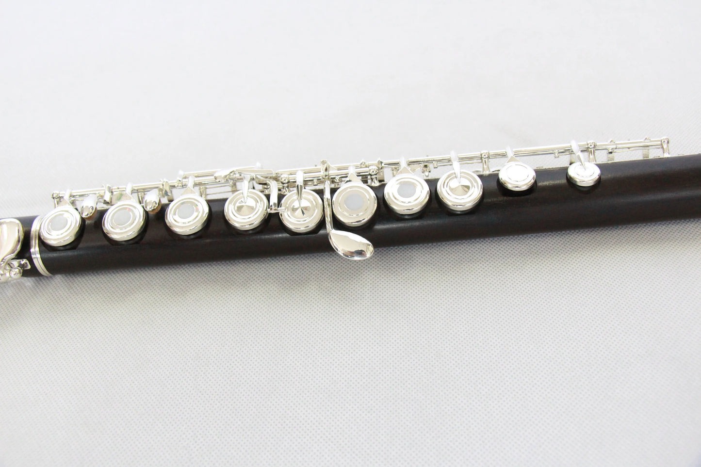 MMOOKA Handmade C Key High Cost Performance Ebony Flute Silver Plated Flute Wooden High End Professional Wooden Flute