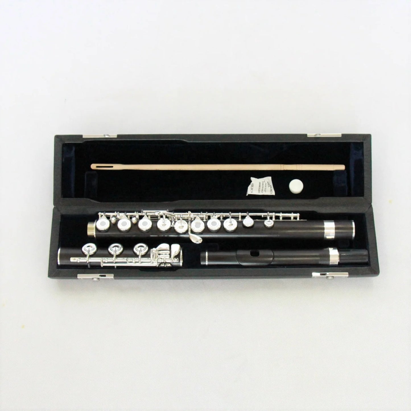 MMOOKA Handmade C Key High Cost Performance Ebony Flute Silver Plated Flute Wooden High End Professional Wooden Flute