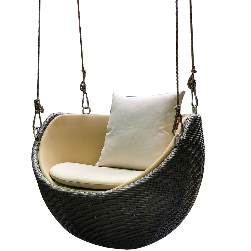 Hanging chair home cradle chair indoor swing single rocking chair balcony lazy bird's nest hanging basket rattan chair