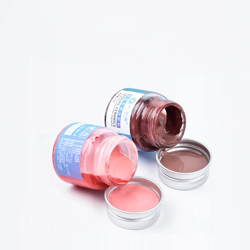 MMOOKA MMOOKA 12 Color Set Pottery Art Painting Pigment Ceramic Underglaze Color DIY Professional Hand-painted Underglaze Water-based PaintMMOOKA.COM