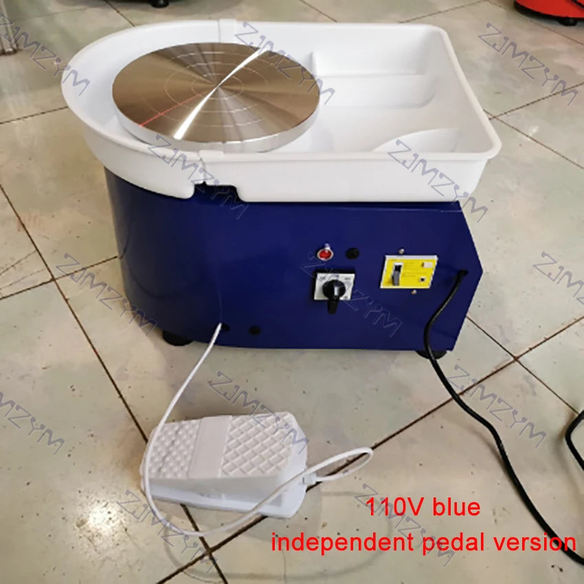 MMOOKA MMOOKA 350W Electric Pottery Wheels Machine Adjustable Ceramic Pottery Wheel With Pedal Pottery Forming Machine Art Craft DIY Clay ToolMMOOKA.COM