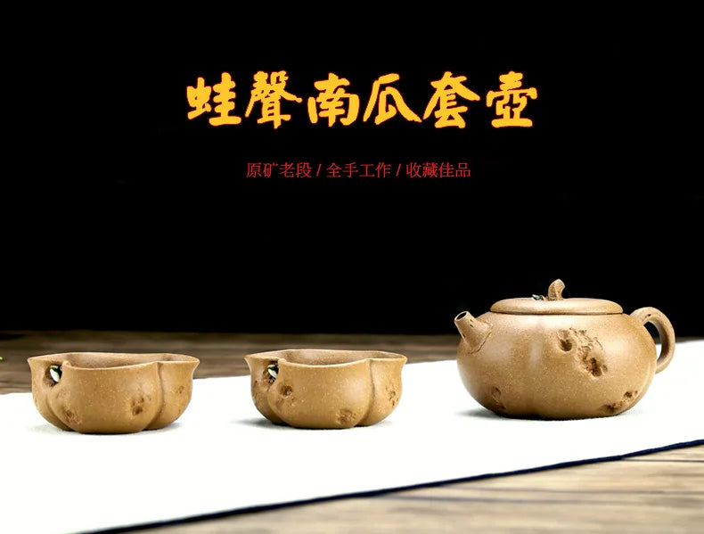 |hidden TaoFu boutique yixing are recommended by the manual kung fu tea set period of mud pumpkin pot of the teapot