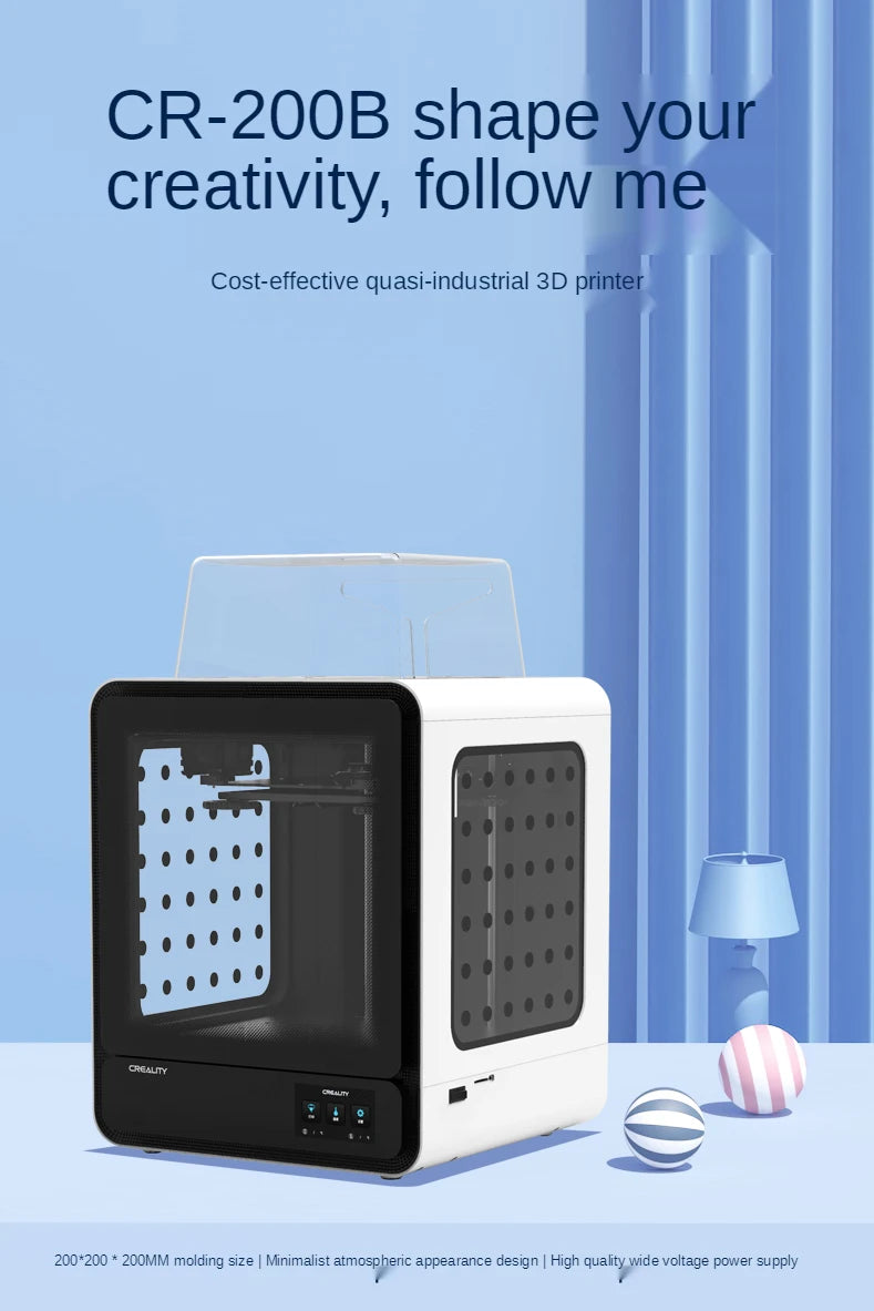 CX CR-200B Household 3D Printer Industrial Grade Large Size Fully Enclosed Smart Desktop High Precision New Product