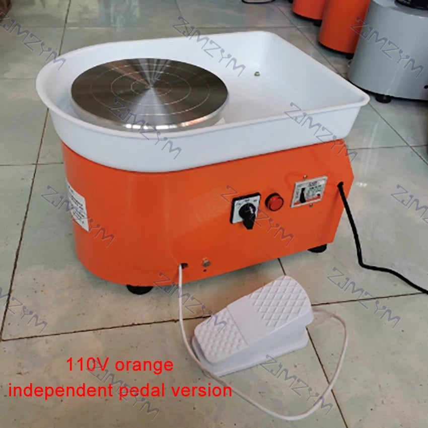 MMOOKA MMOOKA 350W Electric Pottery Wheels Machine Adjustable Ceramic Pottery Wheel With Pedal Pottery Forming Machine Art Craft DIY Clay ToolMMOOKA.COM