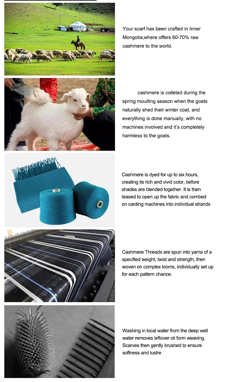 Pure color Cashmere carpet Blanket Knitted Warm Thick Cashmere Thick cashmere Large Stole Oversize Bed sheet Large Shawl Gray