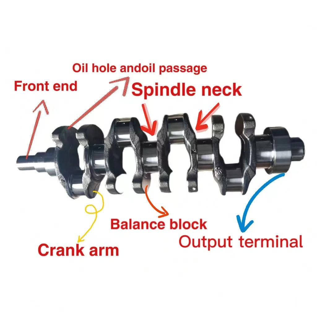 High Performance Billet XCE Original Parts Auto Spare Parts DK5 Crankshaft For Jiangsu Jiulong and Xiamen KING LONG Jinlong