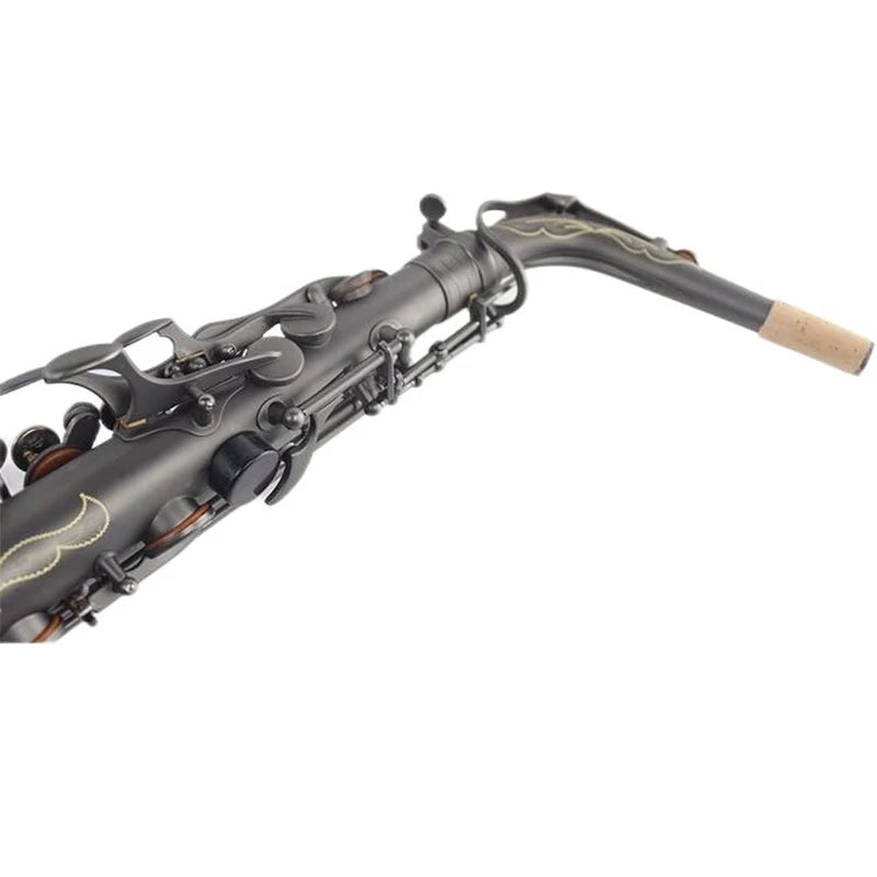 High Quality Japan Brand SUZUKI Alto Saxophone E Flat Matte Black Musical Instruments Saxophone Professional Grade Encarved case
