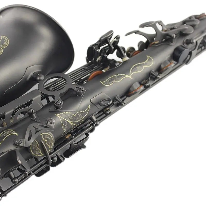 High Quality Japan Brand SUZUKI Alto Saxophone E Flat Matte Black Musical Instruments Saxophone Professional Grade Encarved case