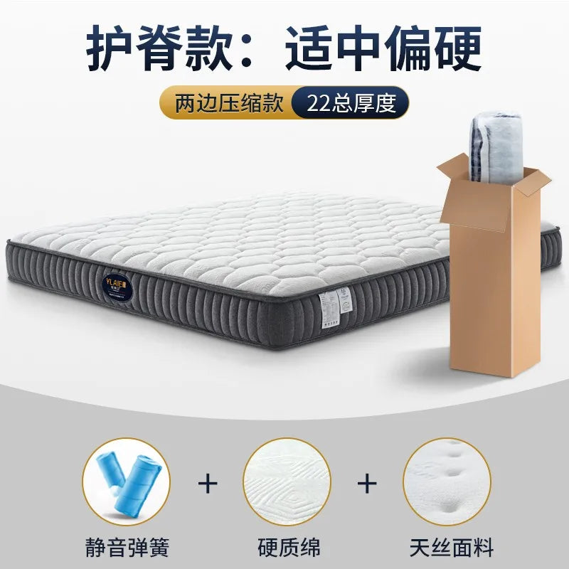 High Quality Latex Mattresses Foldable Designer Floor Salon Double Bed Mattress Folding Sleeping Materac Bedroom Furniture