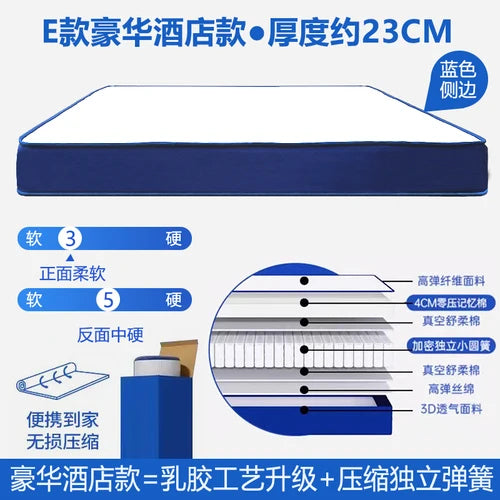 High Quality Mattresses Memory Foam King Size Foldable Folding Twin Double Bed Mattress Floor Sleeping Colchon Bedroom Furniture