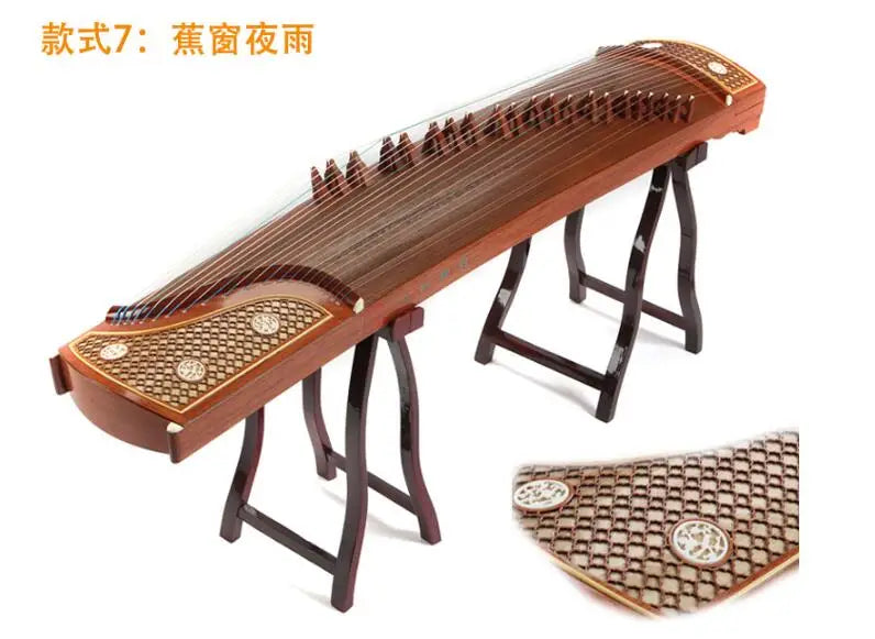 High Quality Professional Playing Guzheng Zither Platane Wood Guzheng Instrument Zither With Full Accessories Cinta Para Dedos
