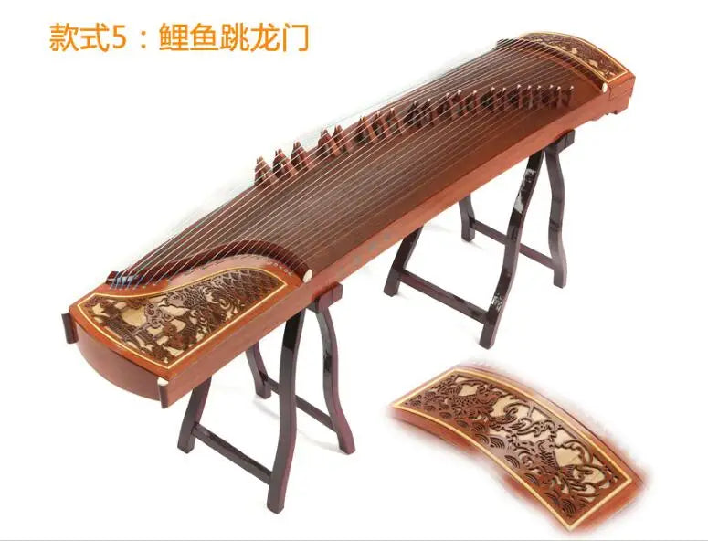 High Quality Professional Playing Guzheng Zither Platane Wood Guzheng Instrument Zither With Full Accessories Cinta Para Dedos