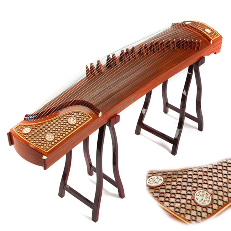 High Quality Professional Playing Guzheng Zither Platane Wood Guzheng Instrument Zither With Full Accessories Cinta Para Dedos