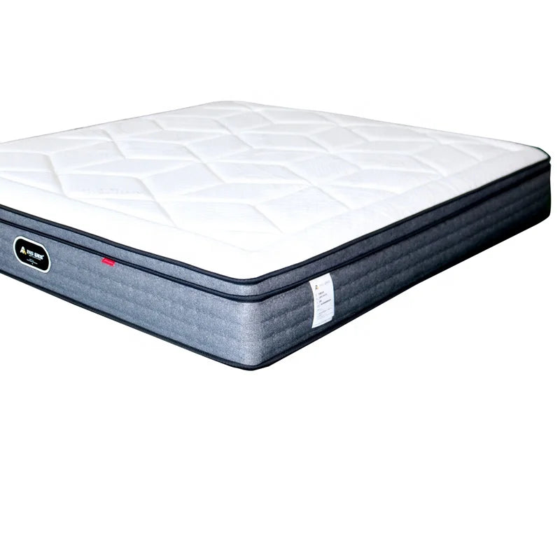 High Quality Queen King Size Latex Gel High Density Memory Foam Mattress Rolled Up Packing In A Box With Pocket Coil Spring