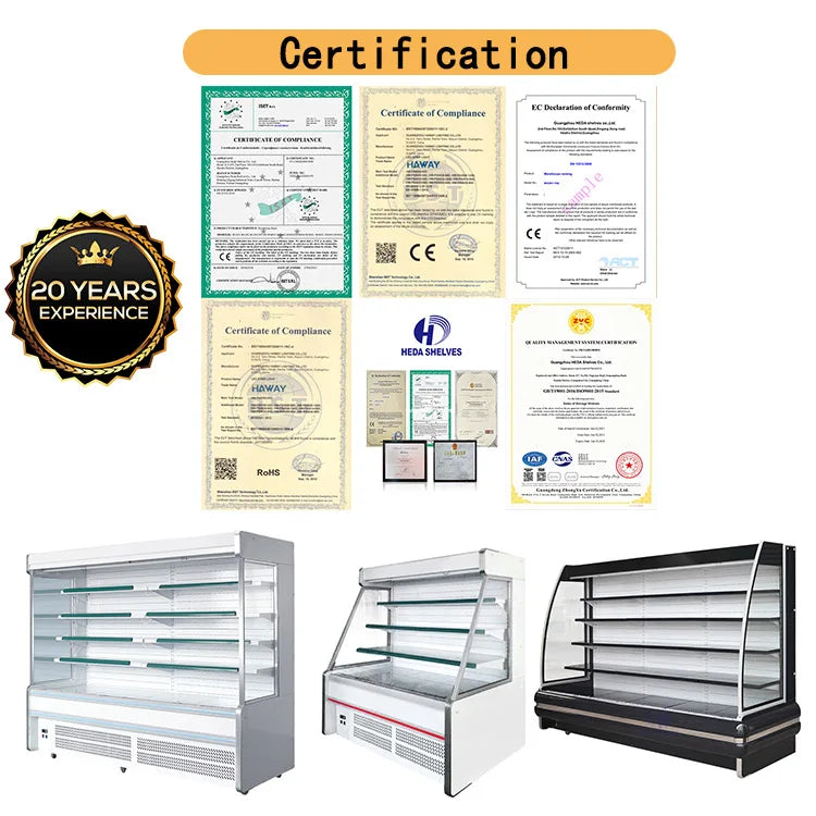 High Quality Supermarket Chest Freezer Air Cooled Chiller Display Cooler Refrigerator For Vegetable Beverages Fruit