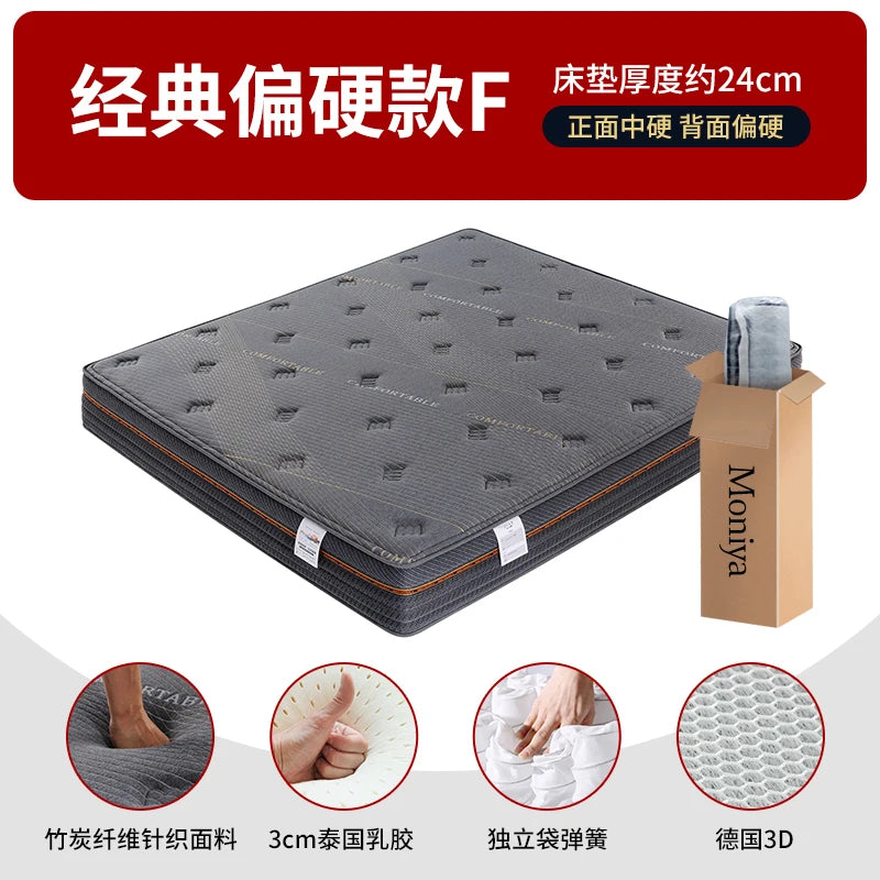 High Quality extension Mattresses Double Molblly Spring Queen Bedroom Twin Mattress cozy Core Sleep Colchoneta Bedroom Furniture