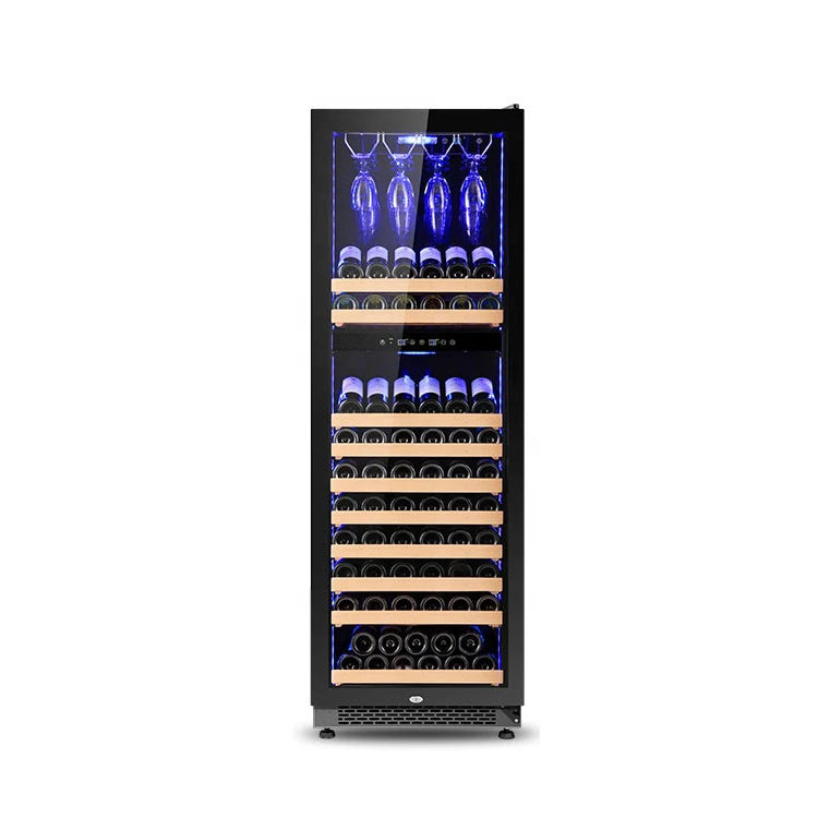 High Repurchase Dual Zone Glass Wine Bottle Cooler Wine Fridge For Sale