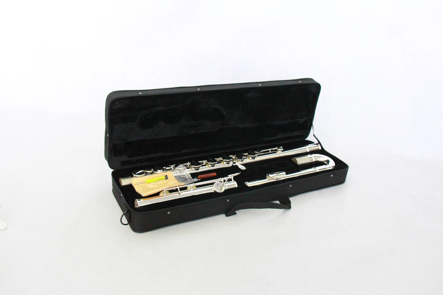 MMOOKA High quality Bass flute musical instrument professional Cupronickel body Silver plated flute musical instrument