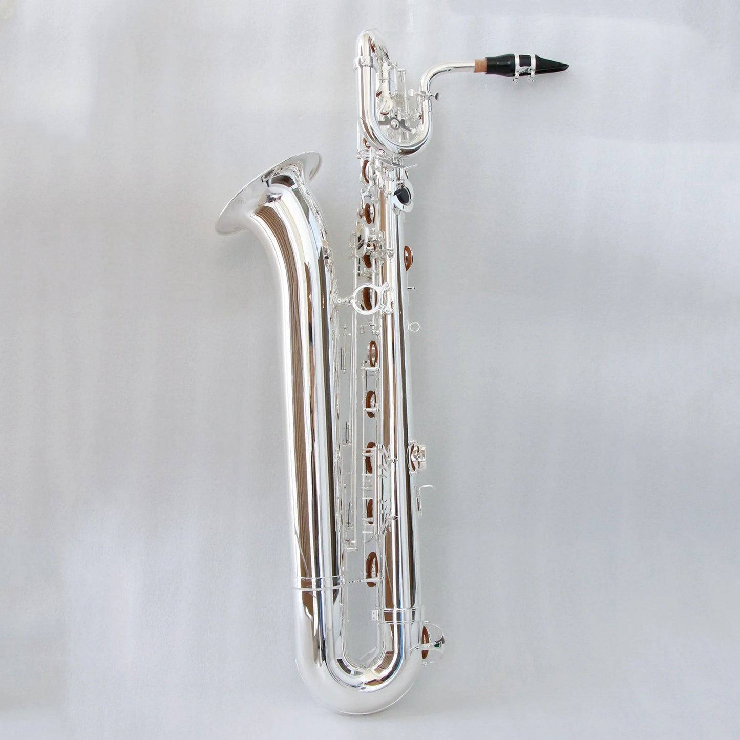 High quality musical instruments Professional Saxophone baritone Silver Plated cheap Baritone Saxophone
