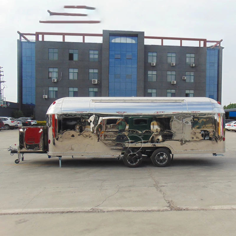 High quality outdoor metal store mobile food truck trailer for sale