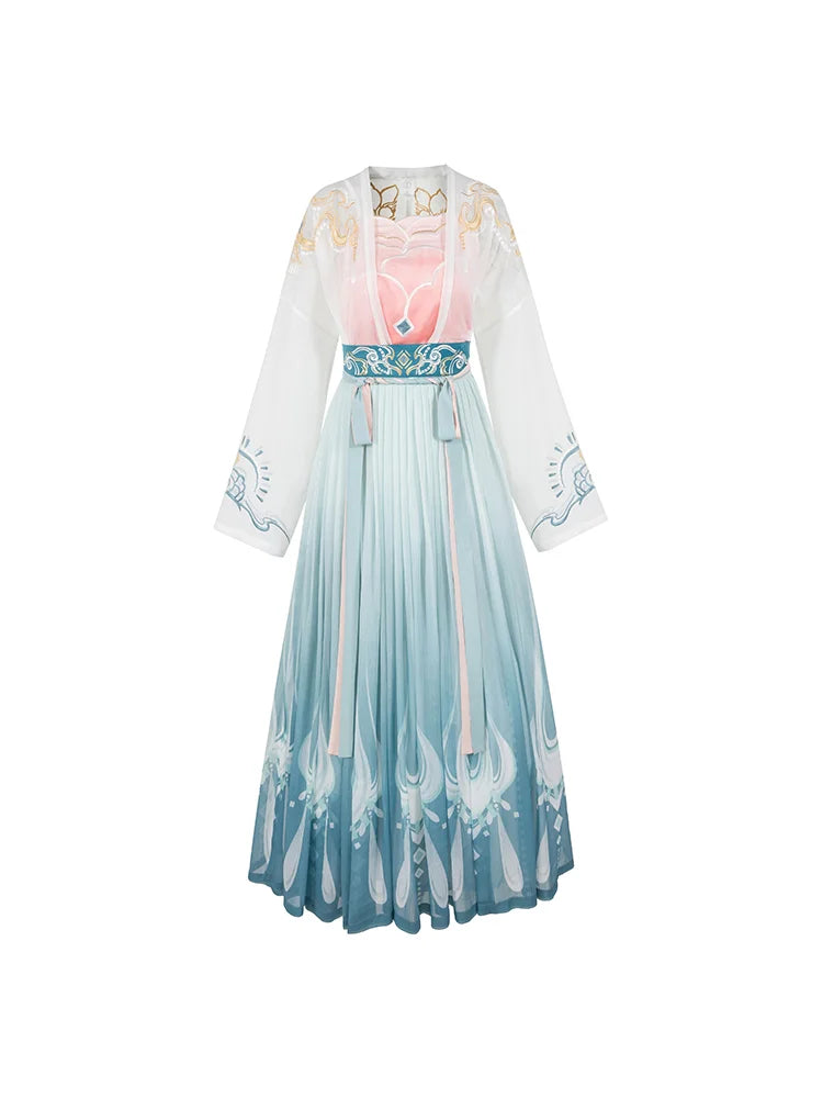 Honor of Kings Yang Yuhuan Change Chinese Hanfu Cosplay Game Character Dress Classical Dance Practice Suit Dunhuang Style SSY