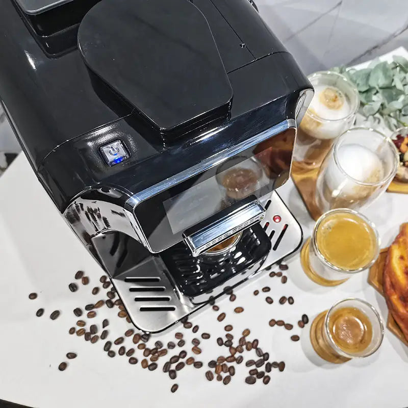 Hot Selling Touch Screen With Milk Jug Built-in Small Refrigerator Smart Coffee Machine Wifi For Home Office