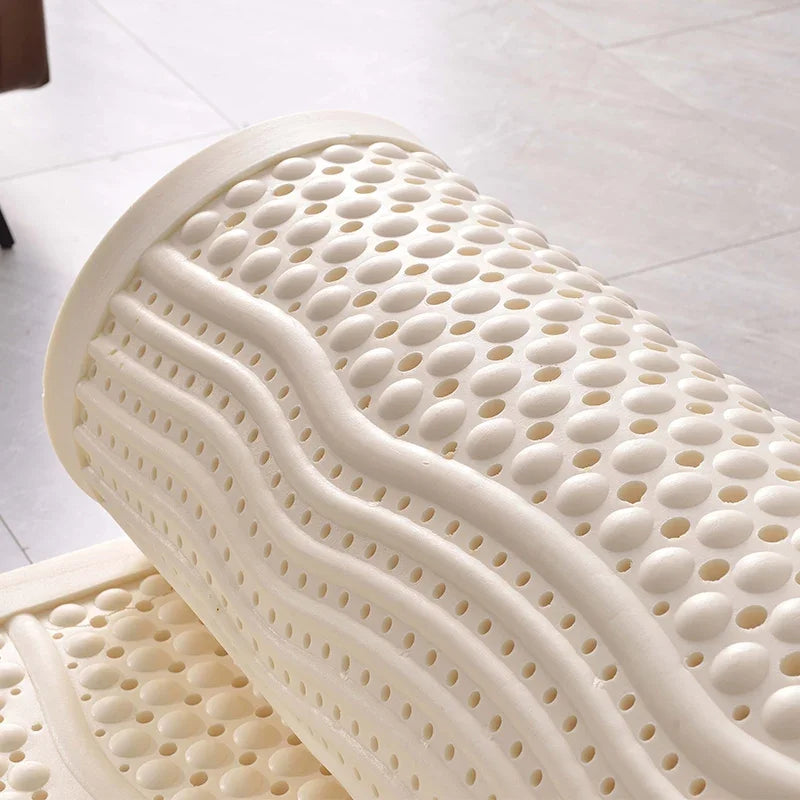 Hotel Bed Mattress White Extension High Quality Natural Latex Tatami Mattresses Full Size Sleep Matelas Pliable Home Furniture
