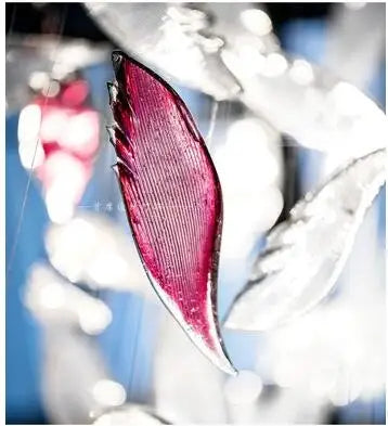 Hotel engineering custom chandelier glass Italian shopping mall sales offices sand table duplex villa luxury chandelier