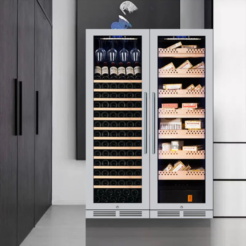 Household intelligent constant temperature and humidity cigar cabinet Insulation cabinet Red wine ice bar Refrigerator
