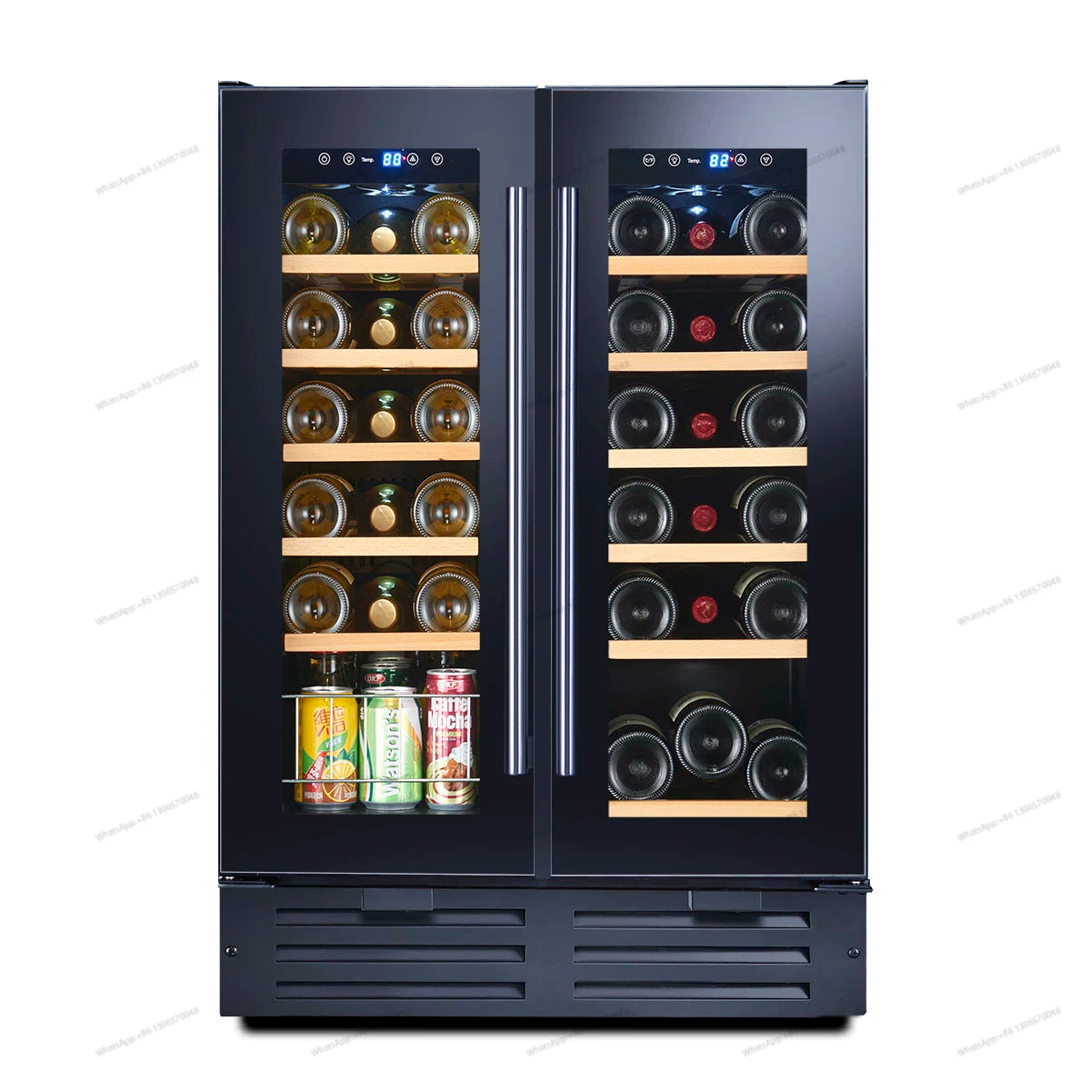 Household red wine cabinet, constant temperature ice bar wine cabinet, household small embedded tea cigar refrigeration and pres