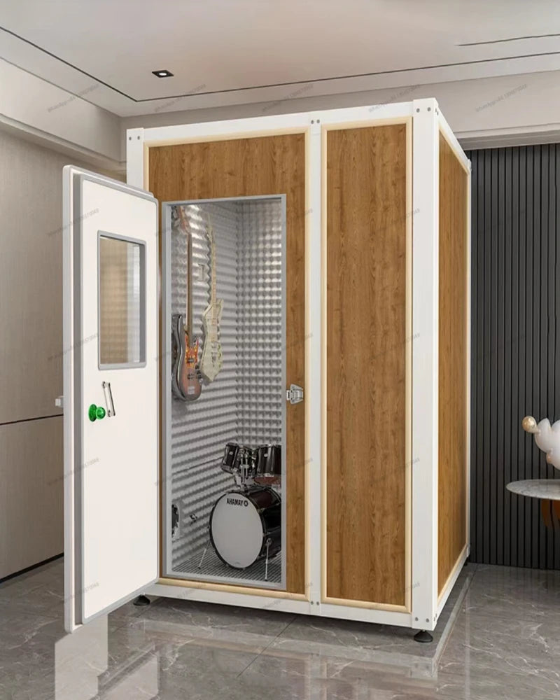Household soundproof room, mobile recording studio, detachable sleep chamber, soundproof room, piano rack, drum room, learning m