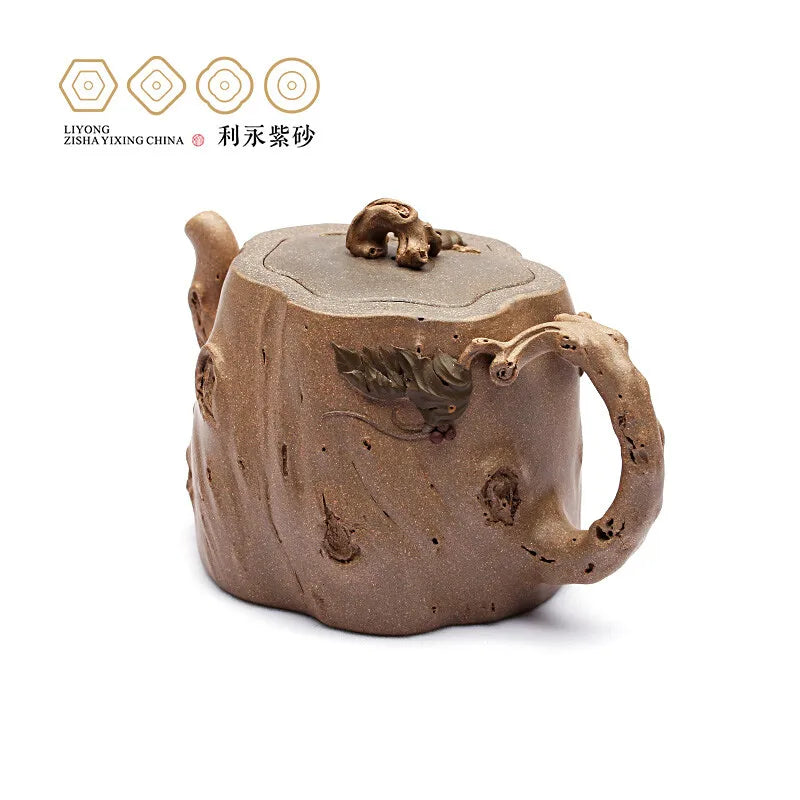 Hundred Years Li Yong Yixing Famous Master Yin Xufeng Pure Handmade Purple Clay Pot Raw Ore Beige Clay Kung Fu Tea Set Teapot Su