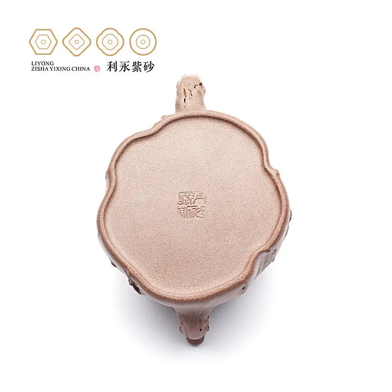 Hundred Years Li Yong Yixing Famous Master Yin Xufeng Pure Handmade Purple Clay Pot Raw Ore Beige Clay Kung Fu Tea Set Teapot Su
