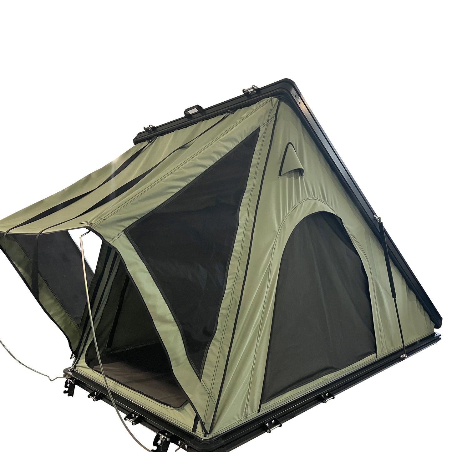 I Truck Pickup rooftop tent Aluminium Triangle Roof Top Tent Clamshell Hard Shell Roof Top Tent