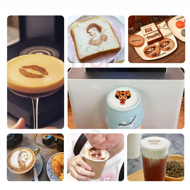 ITOP Automatic Latte Art Machine Coffee Latte Printer Coffee Printer Pattern Printer Food Surface Printer Caramel 110V-220V