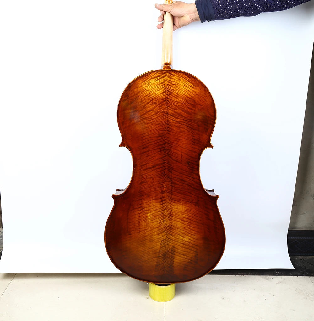 Imported European spruce cello 4/4 Maple back side panel student cello stringed instrument beginner professional concert violonc