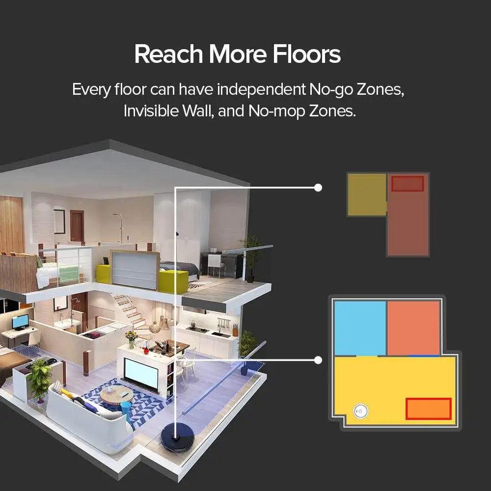 In Stock New Global Version Roborock S6 MaxV Robot Vacuum Cleaner ReactiveAI and LiDAR Navigator Strong Suction Intelligent Mop